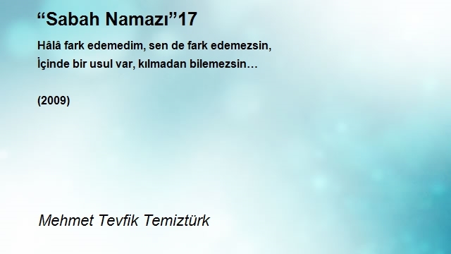 Mehmet Tevfik Temiztürk