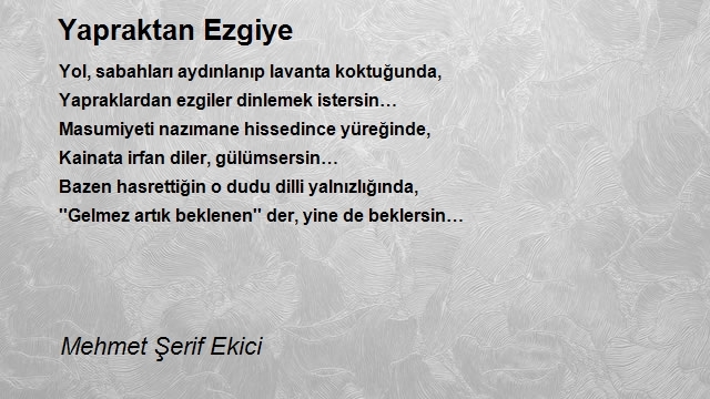 Mehmet Şerif Ekici