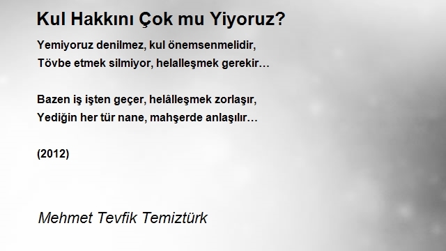 Mehmet Tevfik Temiztürk