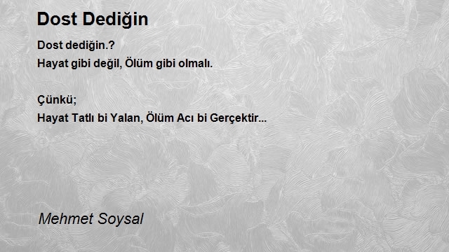 Mehmet Soysal