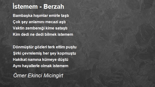 Ömer Ekinci Micingirt