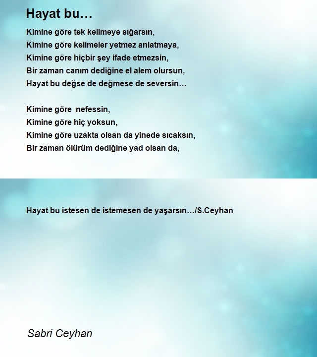 Sabri Ceyhan