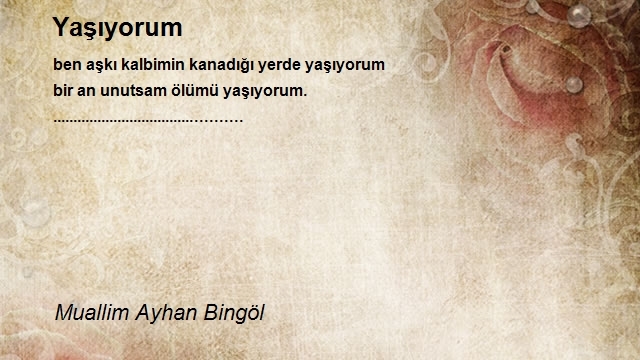 Muallim Ayhan Bingöl