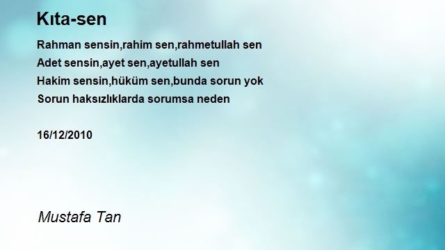 Mustafa Tan