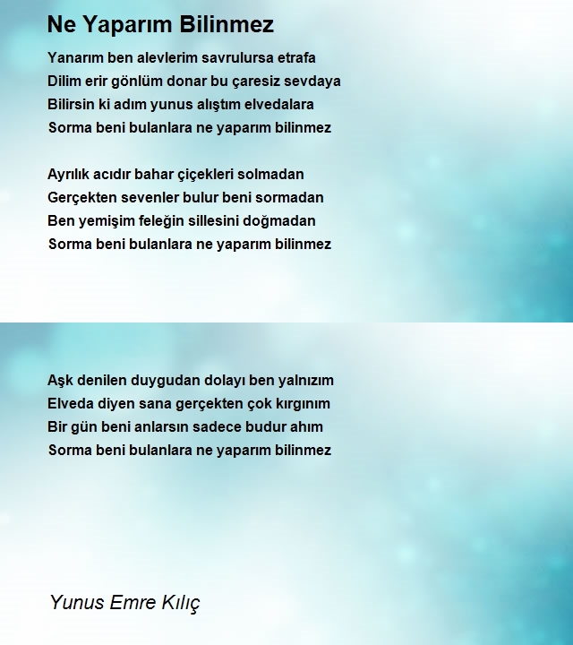 Yunus Emre Kılıç