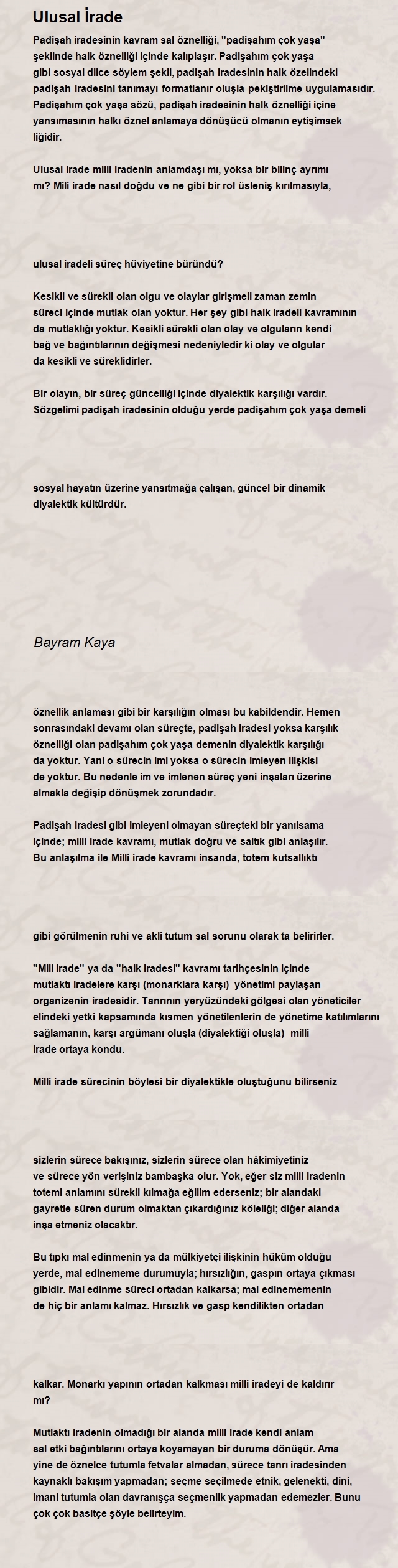 Bayram Kaya