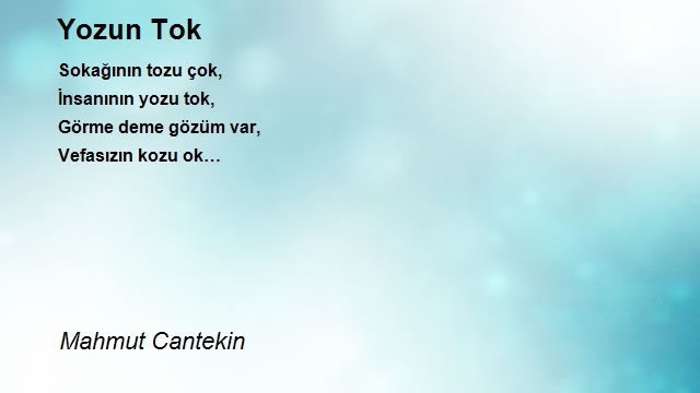 Mahmut Cantekin