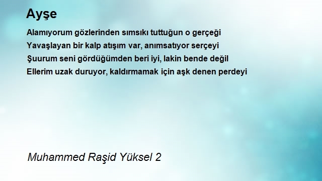 Muhammed Raşid Yüksel 2