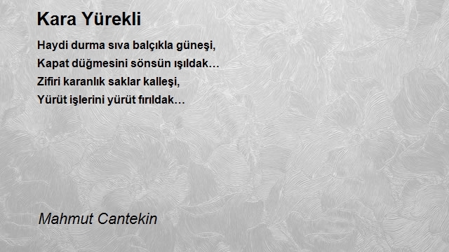 Mahmut Cantekin