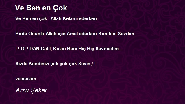 Arzu Şeker