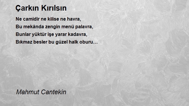 Mahmut Cantekin