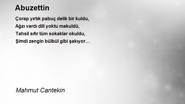 Mahmut Cantekin