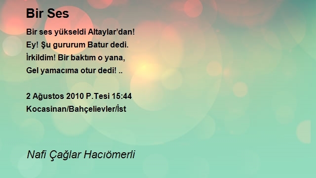 Nafi Çağlar Hacıömerli