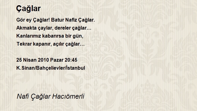 Nafi Çağlar Hacıömerli