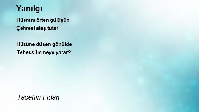 Tacettin Fidan