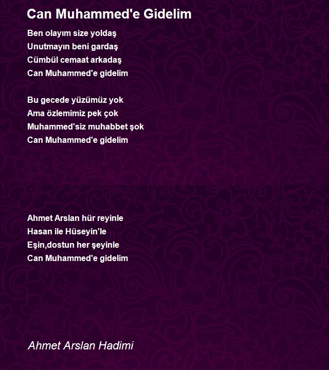 Ahmet Arslan Hadimi