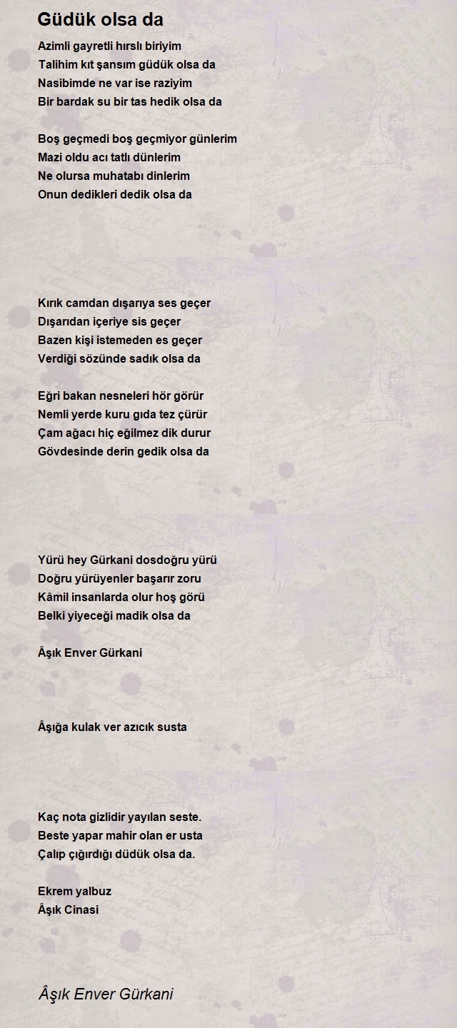 Âşık Enver Gürkani