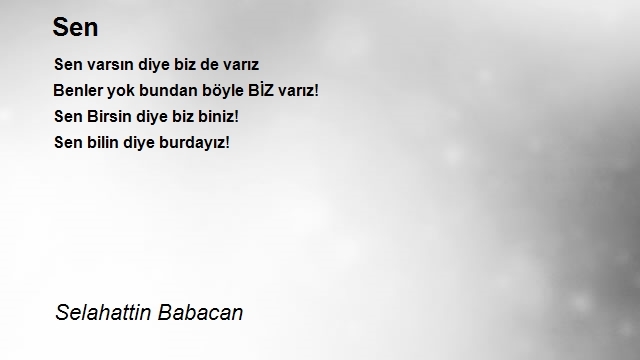 Selahattin Babacan