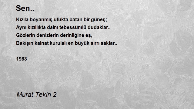 Murat Tekin 2