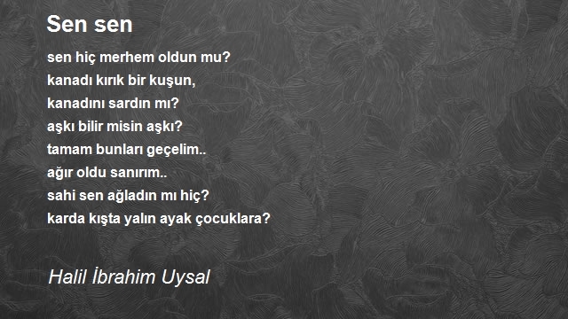 Halil İbrahim Uysal