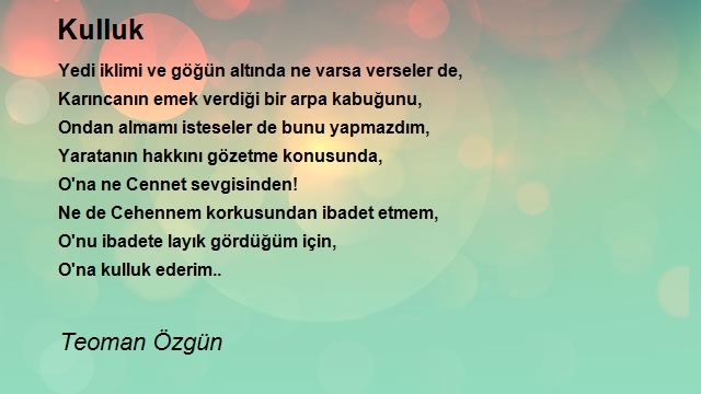 Teoman Özgün