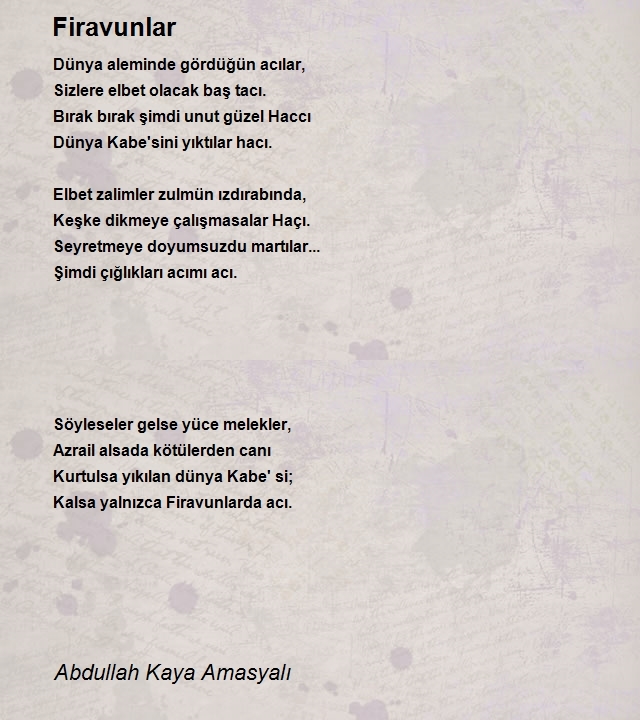 Abdullah Kaya Amasyalı