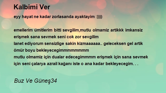 Buz Ve Güneş34