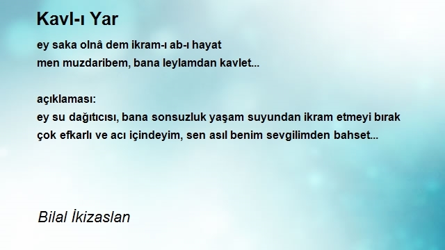 Bilal İkizaslan