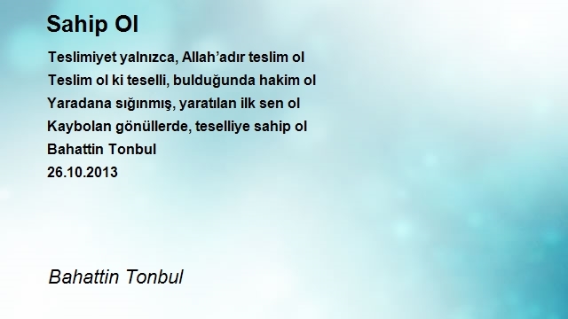 Bahattin Tonbul