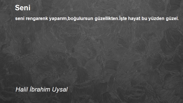 Halil İbrahim Uysal