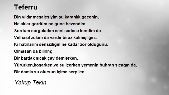 Yakup Tekin