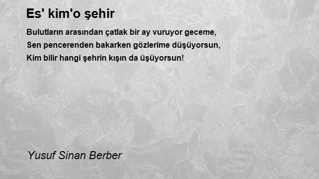 Yusuf Sinan Berber