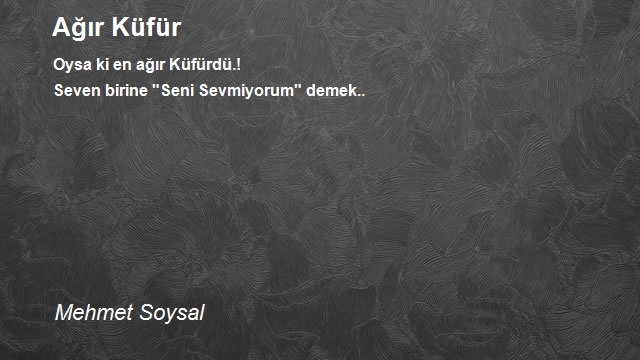 Mehmet Soysal