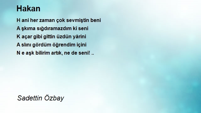 Sadettin Özbay