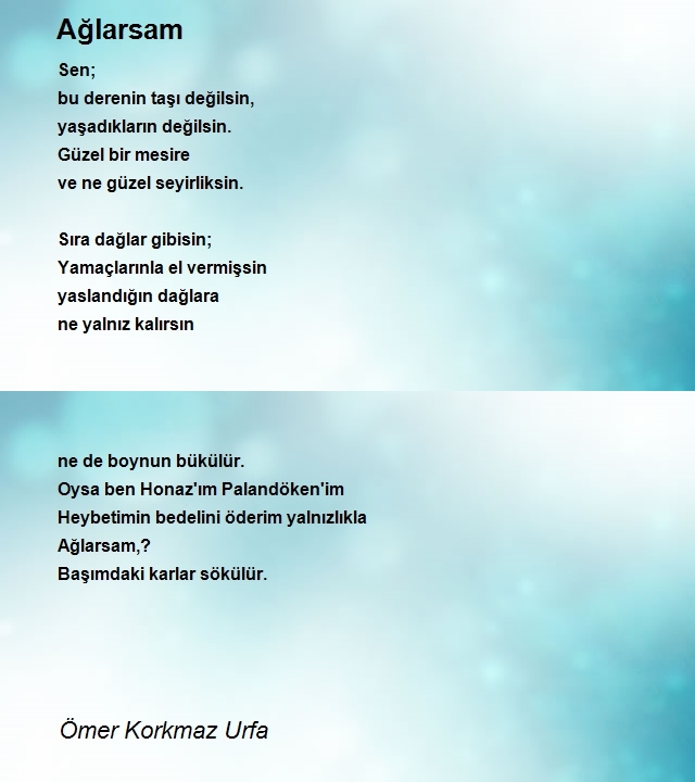 Ömer Korkmaz Urfa