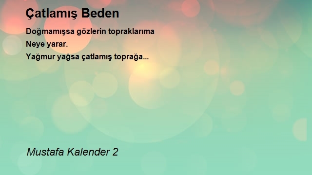 Mustafa Kalender 2