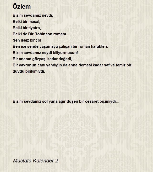 Mustafa Kalender 2