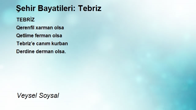 Veysel Soysal