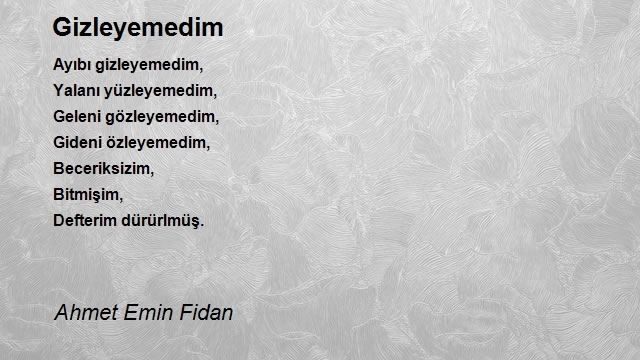 Ahmet Emin Fidan