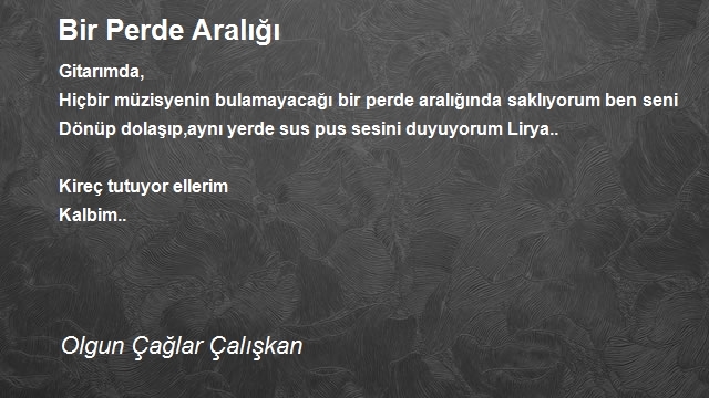 Olgun Çağlar Çalışkan