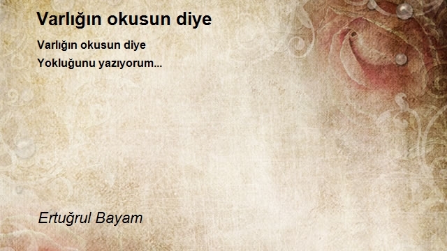 Ertuğrul Bayam