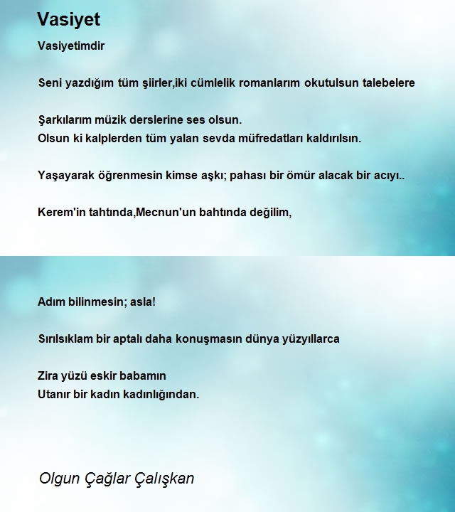 Olgun Çağlar Çalışkan