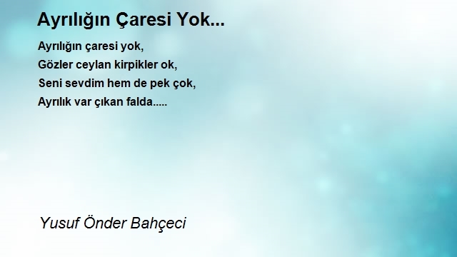 Yusuf Önder Bahçeci