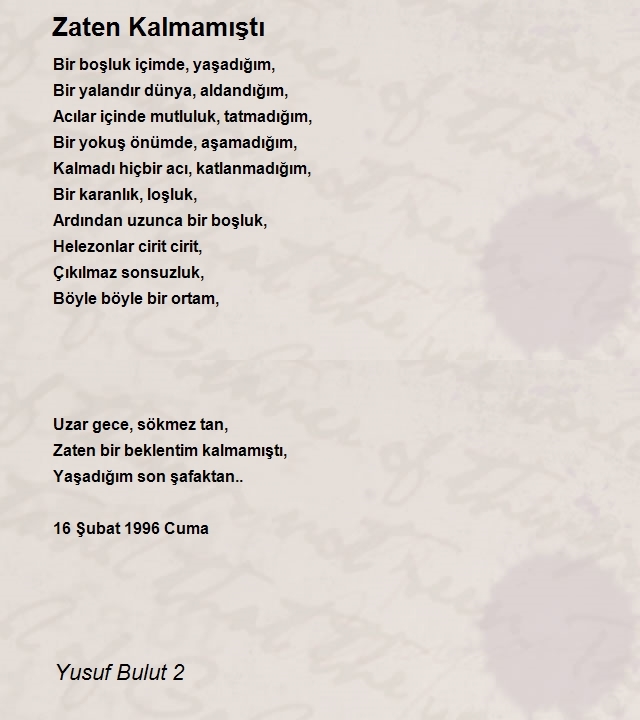 Yusuf Bulut 2