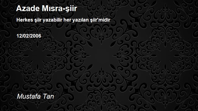 Mustafa Tan