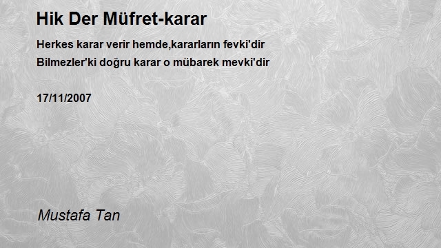 Mustafa Tan