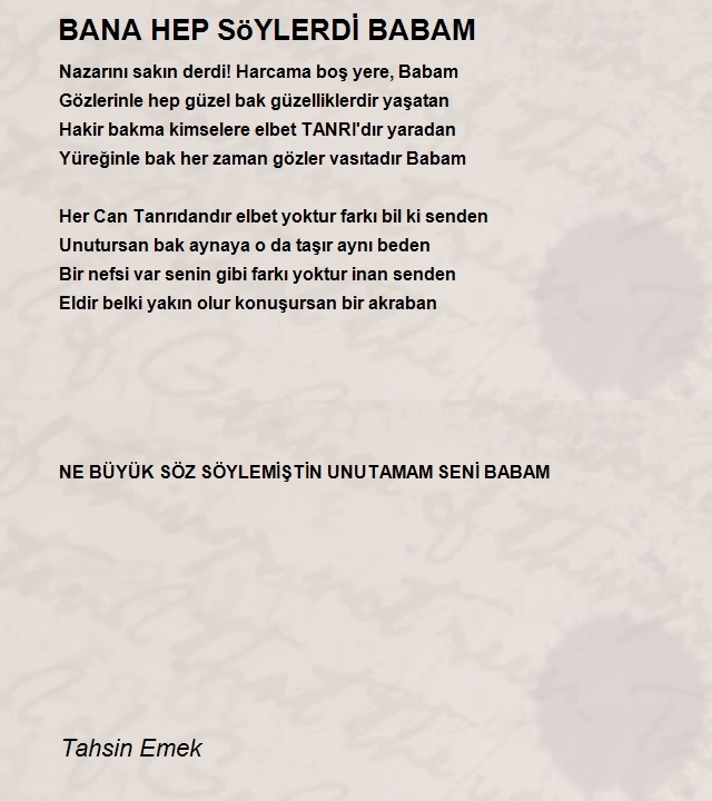 Tahsin Emek