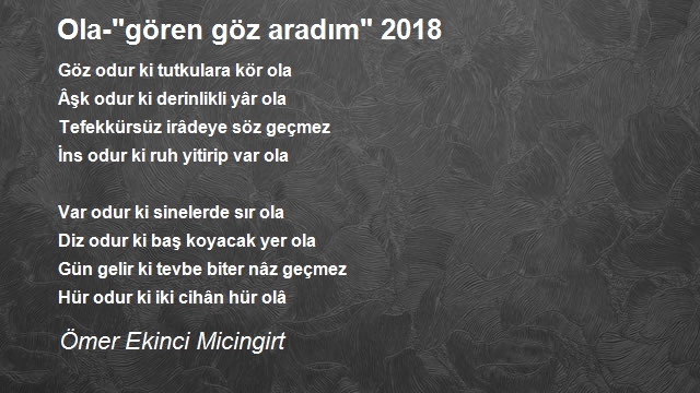 Ömer Ekinci Micingirt