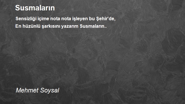 Mehmet Soysal