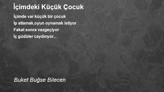 Buket Buğse Bilecen